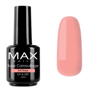 MAX Nails Base Camouflage Soft Beige 15мл
