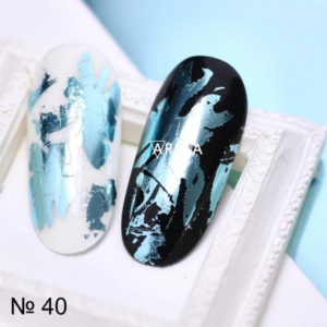 Фольга переводная ART-A 50см синяя сталь (40)