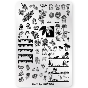 ParisNail Пластина для стемпинга PN-11 (9,5*14,5см)