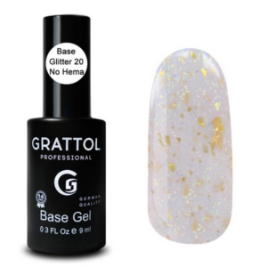 Grattol Base Glitter 20 9мл