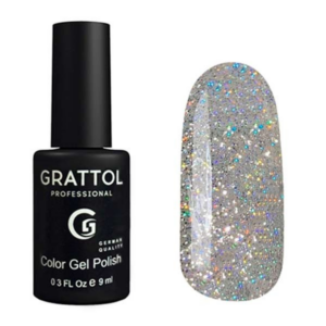 Grattol гель-лак Opal Silver 9мл