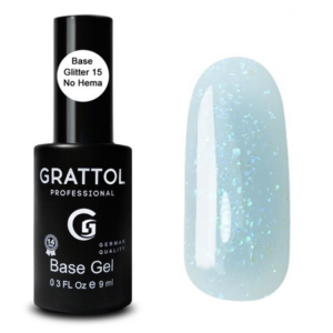 Grattol Base Glitter 15 9мл