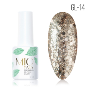 MIO Nails гель-лак GL-14 Императорский топаз 8мл