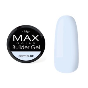 MAX Nails Гель моделирующий Builder Gel Soft Blue 15г