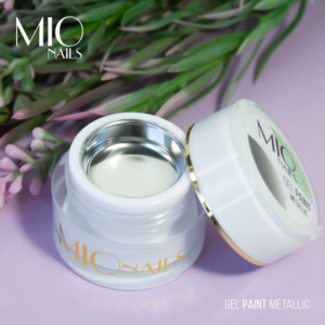 MIO Nails Гель-краска для дизайна ногтей Metallic Silver 5г
