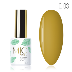 MIO Nails гель-лак Q-03 Горчичный 8мл