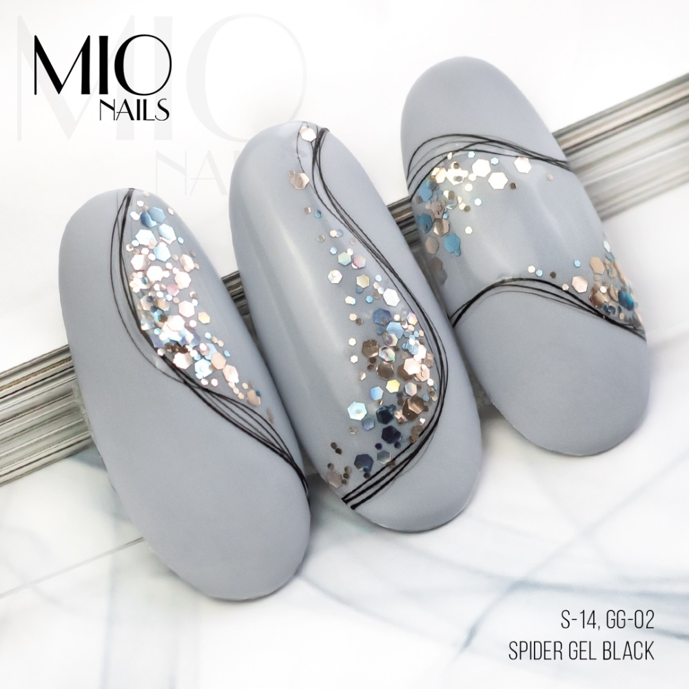 MIO Nails Гель-паутинка Black 5г — изображение 3